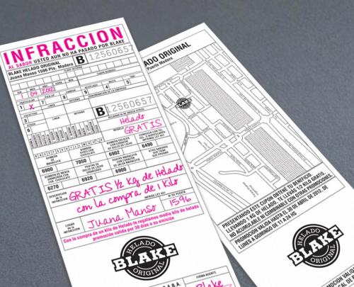 Publicidad de Guerrilla, promoción de helado
